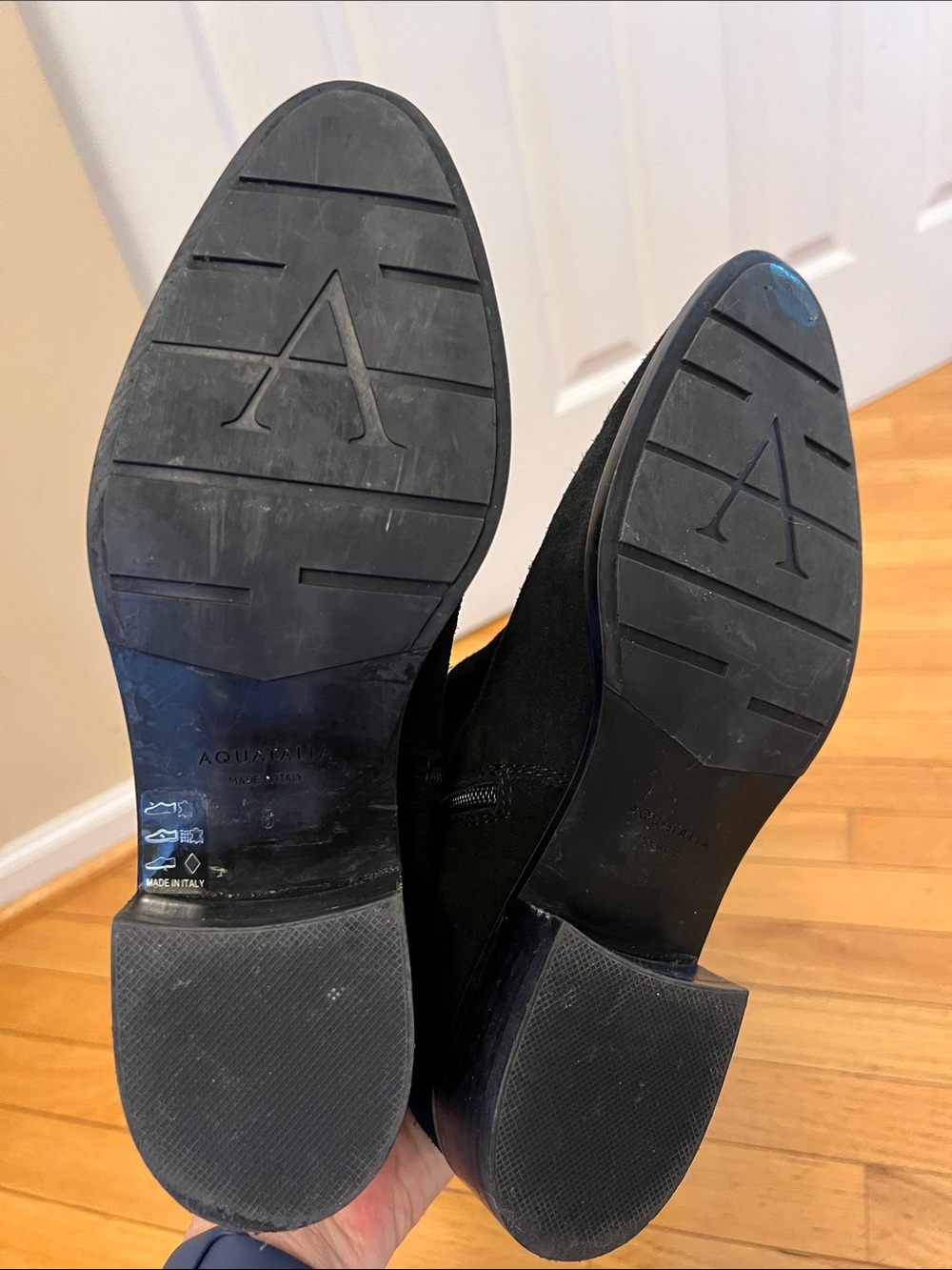 Aquatalia Giada Suede Riding Boots - Picture 9 of 16
